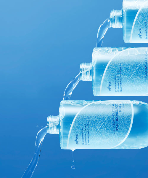 Isntree Ultra-low molecular hyaluronic acid toner 300ml (Free gift: 1 plum gel mask)