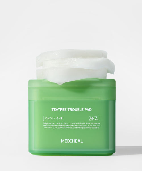 Mediheal Derma toner pads 100 sheets, 8 types (tea tree/madecassoside/PDRN/collagen/watermide/vita/phytoenzyme/retinol)