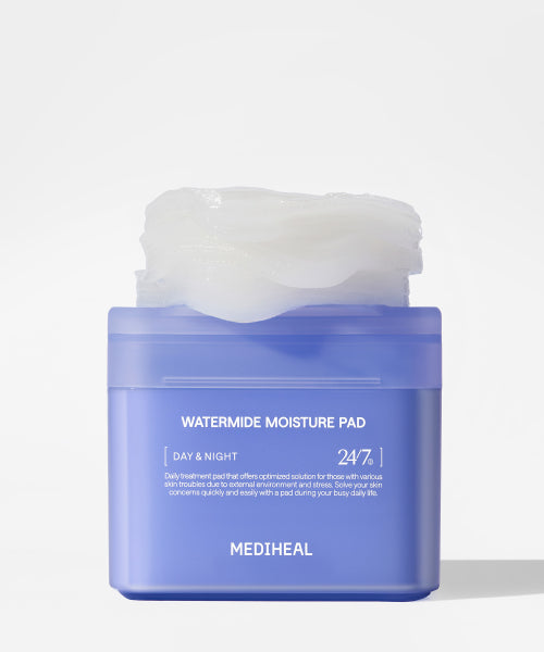 Mediheal Derma toner pads 100 sheets, 8 types (tea tree/madecassoside/PDRN/collagen/watermide/vita/phytoenzyme/retinol)
