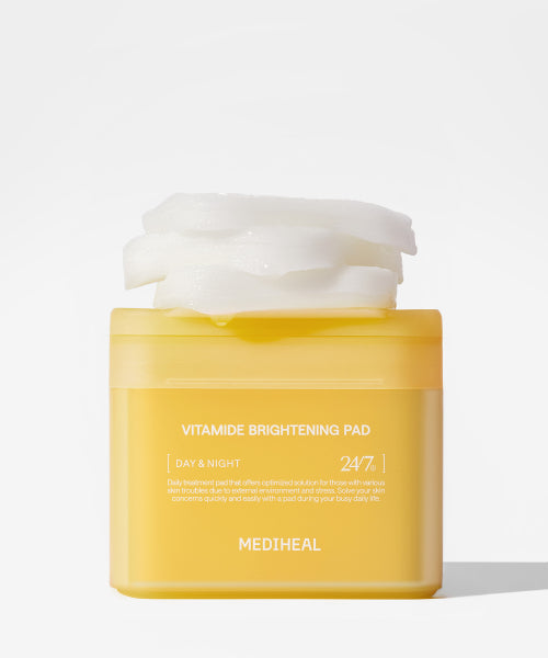 Mediheal Derma toner pads 100 sheets, 8 types (tea tree/madecassoside/PDRN/collagen/watermide/vita/phytoenzyme/retinol)