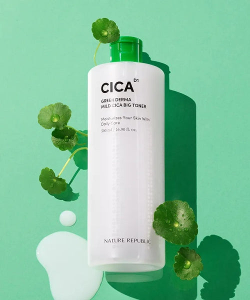 Nature Republic Green Derma Mild Cica Big Toner 500ml