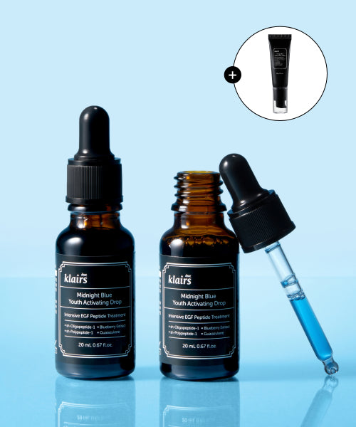 KLAIRS [Free trace cream 20g] Midnight Blue Drop 20ml+20ml 2pack