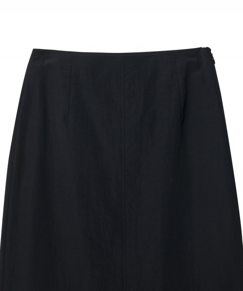 MUSINSA STANDARD WOMAN MUSINSA STANDARD WOMAN Women's Crinkle Long Skirt [Black]