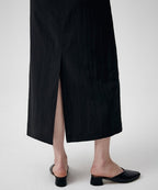 MUSINSA STANDARD WOMAN MUSINSA STANDARD WOMAN Women's Crinkle Long Skirt [Black]
