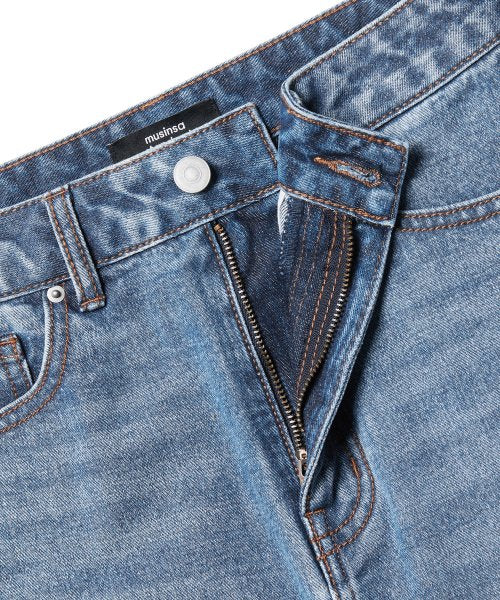 MUSINSA STANDARD WOMAN MUSINSA STANDARD WOMAN Denim Maxi Skirt Medium Indigo