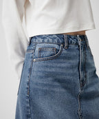 MUSINSA STANDARD WOMAN MUSINSA STANDARD WOMAN Denim Maxi Skirt Medium Indigo