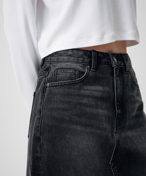 MUSINSA STANDARD WOMAN MUSINSA STANDARD WOMAN Women's Denim Maxi Skirt (Size M)