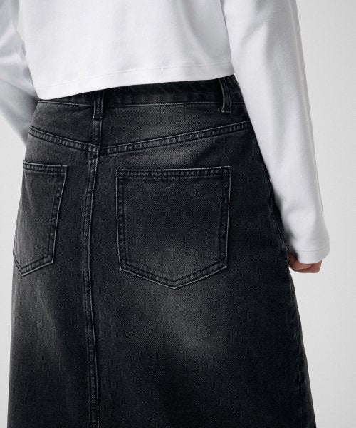 MUSINSA STANDARD WOMAN MUSINSA STANDARD WOMAN Women's Denim Maxi Skirt (Size M)