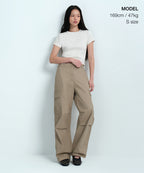 MUSINSA STANDARD WOMAN MUSINSA STANDARD WOMAN Women's Slim Crop Crew Neck T-Shirt [Cream]