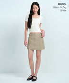 MUSINSA STANDARD WOMAN MUSINSA STANDARD WOMAN T-Shirt Slim Square Neck