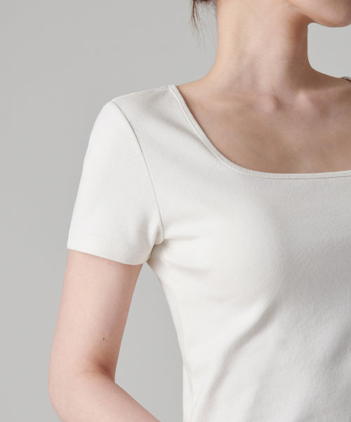 MUSINSA STANDARD WOMAN MUSINSA STANDARD WOMAN T-Shirt Slim Square Neck