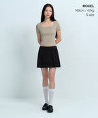 MUSINSA STANDARD WOMAN MUSINSA STANDARD WOMAN T-Shirt Slim Square Neck