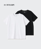 MUSINSA STANDARD WOMAN MUSINSA STANDARD WOMAN T-Shirt Basic Crew Neck 2 Pack