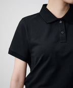 MUSINSA STANDARD WOMAN MUSINSA STANDARD WOMAN Women’s Pique Polo Shirt Black