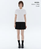 MUSINSA STANDARD WOMAN MUSINSA STANDARD WOMAN Pique Polo Shirt White