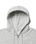 MUSINSA STANDARD WOMAN MUSINSA STANDARD WOMAN Women's Hoodie Crop Zip-up (Melange Light Gray)