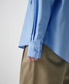 MUSINSA STANDARD WOMAN MUSINSA STANDARD WOMAN Oversized Poplin Shirt [Socks Blue]