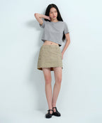 MUSINSA STANDARD WOMAN MUSINSA STANDARD WOMAN Crew Neck Crop T-Shirt Medium Gray