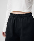 MUSINSA STANDARD WOMAN MUSINSA STANDARD WOMAN Women's Sweatshirt Shorts [Black]