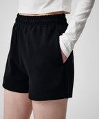 MUSINSA STANDARD WOMAN MUSINSA STANDARD WOMAN Women's Sweatshirt Shorts [Black]