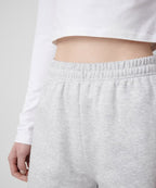MUSINSA STANDARD WOMAN MUSINSA STANDARD WOMAN Women's Sweat Shorts Melange Light Gray
