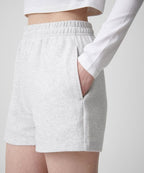 MUSINSA STANDARD WOMAN MUSINSA STANDARD WOMAN Women's Sweat Shorts Melange Light Gray