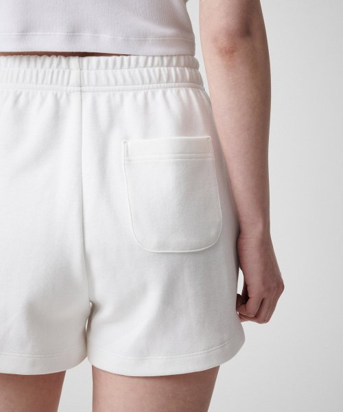 MUSINSA STANDARD WOMAN MUSINSA STANDARD WOMAN Women's Sweatshirt Shorts [White]