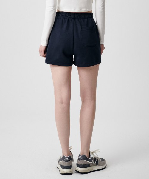 MUSINSA STANDARD WOMAN MUSINSA STANDARD WOMAN Sweatshirt Women's double knit sweat shorts [navy]