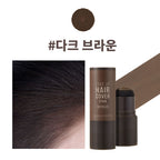 MQNY Fake-up gray hair cover, hairline cover stick / partial hair dye, black color, gray hair cover that makes your face look smaller, 2 colors, 2.5g