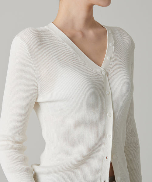 MUSINSA STANDARD WOMAN MUSINSA STANDARD WOMAN Cardigan Slim Fit [Ivory]