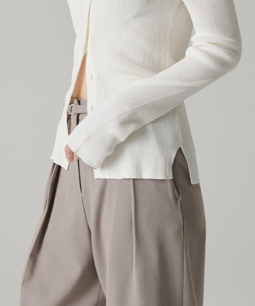 MUSINSA STANDARD WOMAN MUSINSA STANDARD WOMAN Cardigan Slim Fit [Ivory]