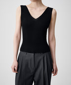 MUSINSA STANDARD WOMAN MUSINSA STANDARD WOMAN Women's Ribbed V-Neck Knit Sleeveless Top (Size XS)