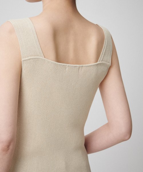 MUSINSA STANDARD WOMAN MUSINSA STANDARD WOMAN Women's Ribbed V-Neck Knit Sleeveless Top [Light Beige]