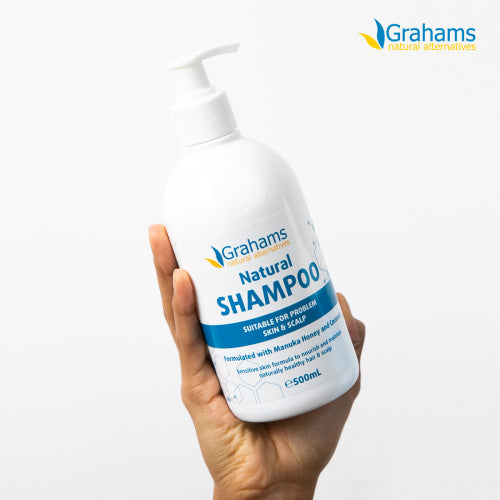 GRAHAMS Natural Shampoo 500mL_Itchy Sensitive Scalp 99 Naturally Derived Ingredients