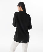 MUSINSA STANDARD WOMAN MUSINSA STANDARD WOMAN Women's Relaxed Linen Like Shirt Black