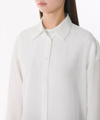 MUSINSA STANDARD WOMAN MUSINSA STANDARD WOMAN Relaxed Linen Like Shirt (White)