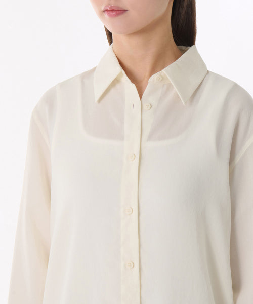MUSINSA STANDARD WOMAN MUSINSA STANDARD WOMAN Women's Relaxed Linen Like Shirt Ecru