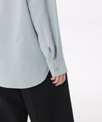 MUSINSA STANDARD WOMAN MUSINSA STANDARD WOMAN Relaxed Linen Like Shirt Mint Gray