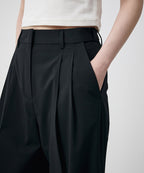 MUSINSA STANDARD WOMAN MUSINSA STANDARD WOMAN Slacks Semi-Balloon Black