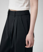 MUSINSA STANDARD WOMAN MUSINSA STANDARD WOMAN Slacks Semi-Balloon Black