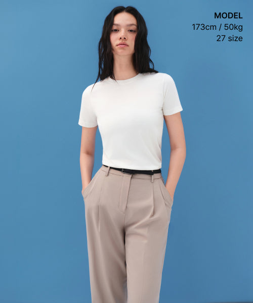 MUSINSA STANDARD WOMAN MUSINSA STANDARD WOMAN Women's Slacks Light Beige
