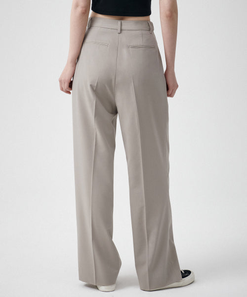 MUSINSA STANDARD WOMAN MUSINSA STANDARD WOMAN Women's Slacks Light Beige