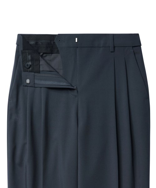 MUSINSA STANDARD WOMAN MUSINSA STANDARD WOMAN Slacks Semi-Balloon Iron Gray