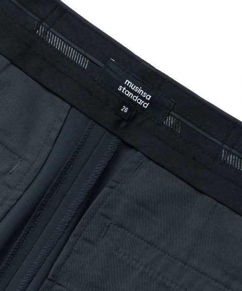 MUSINSA STANDARD WOMAN MUSINSA STANDARD WOMAN Slacks Semi-Balloon Iron Gray
