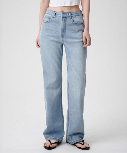 MUSINSA STANDARD WOMAN MUSINSA STANDARD WOMAN Denim Straight Pants Light Indigo