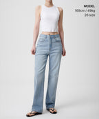MUSINSA STANDARD WOMAN MUSINSA STANDARD WOMAN Denim Straight Pants Light Indigo