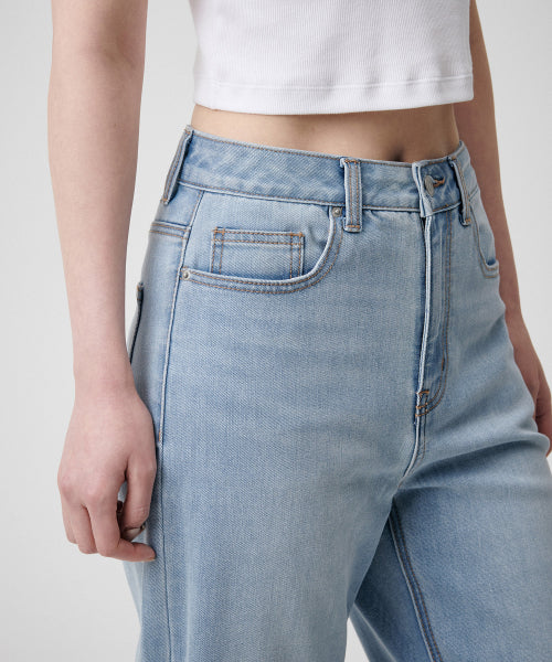 MUSINSA STANDARD WOMAN MUSINSA STANDARD WOMAN Denim Straight Pants Light Indigo