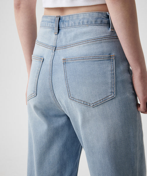 MUSINSA STANDARD WOMAN MUSINSA STANDARD WOMAN Denim Straight Pants Light Indigo