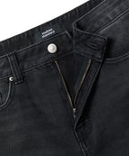 MUSINSA STANDARD WOMAN Straight Denim Pants - Washed Black