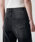 MUSINSA STANDARD WOMAN Straight Denim Pants - Washed Black